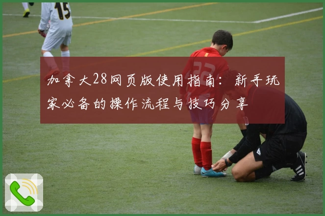 加拿大28网页版使用指南：新手玩家必备的操作流程与技巧分享